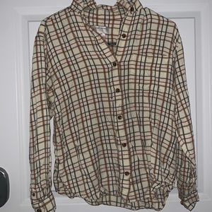 Womens button up long sleeve